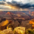 Grand Canyon Storm in Gold